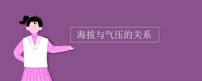 海拔與大氣壓對(duì)照表